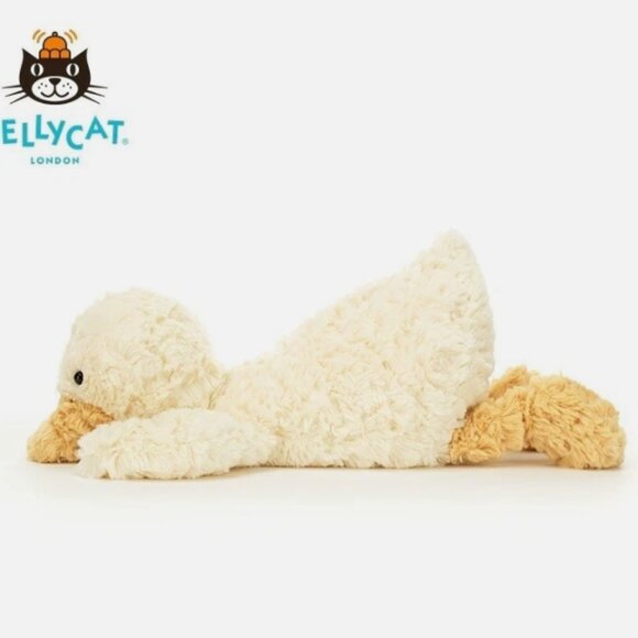 Jellycat TUMBLIIE DUCK Medium 14" Retired Version NWT - Picture 4 of 6